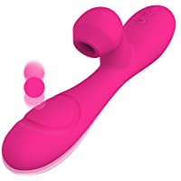 FIDECH Masajeador Portátil- 7 Modos de Frecuencia- Silicona Suave- Impermeable- Carga USB